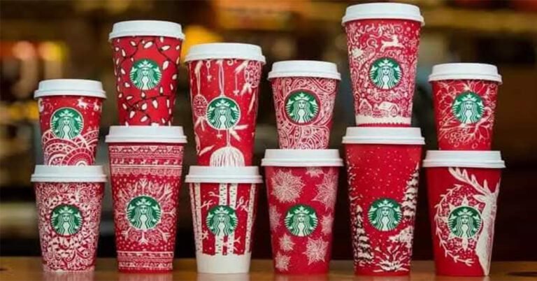 Малюнки української художниці Анни Буччиареллі на святкових стаканчиках Starbucks