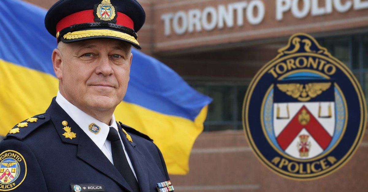 Мирон Демків — етнічний українець та шеф поліції Торонто (Toronto Police Service)