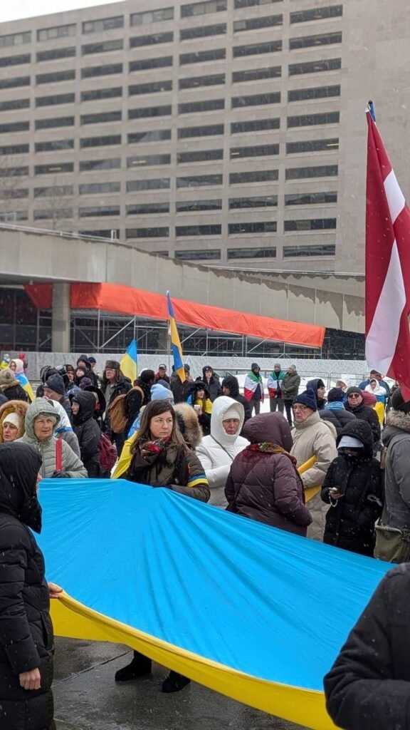 Представники Ukrainian Canadian Congress на Rally for Ukraine