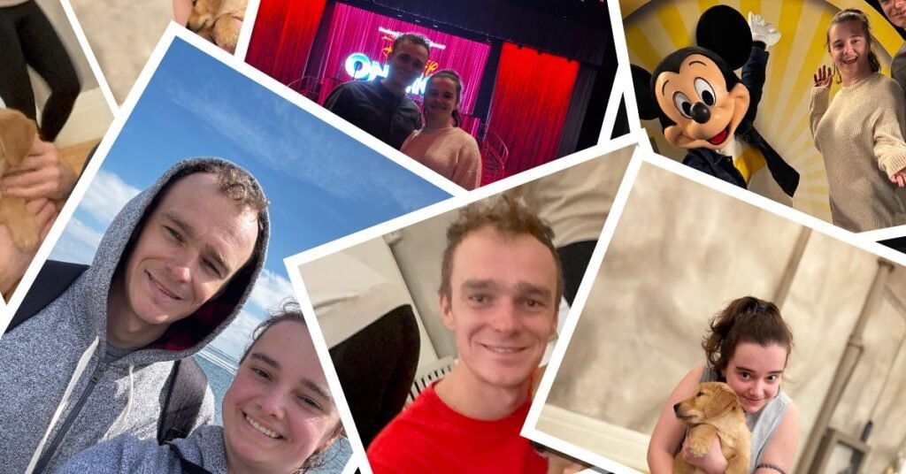 Фотоколаж із життя Тані Дубчак та Назара Макаренка в Канаді: подорожі, дозвілля та спільні моменти