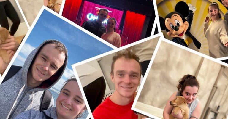 Фотоколаж із життя Тані Дубчак та Назара Макаренка в Канаді: подорожі, дозвілля та спільні моменти